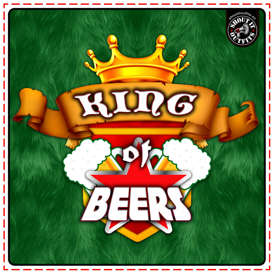 King of Beers Hooded Blanket